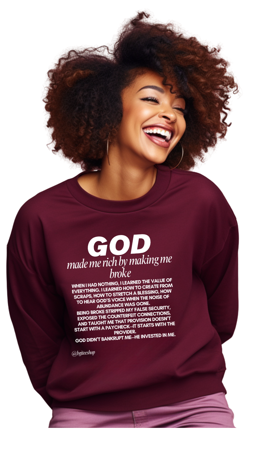 GOD Made Me Sweatshirt