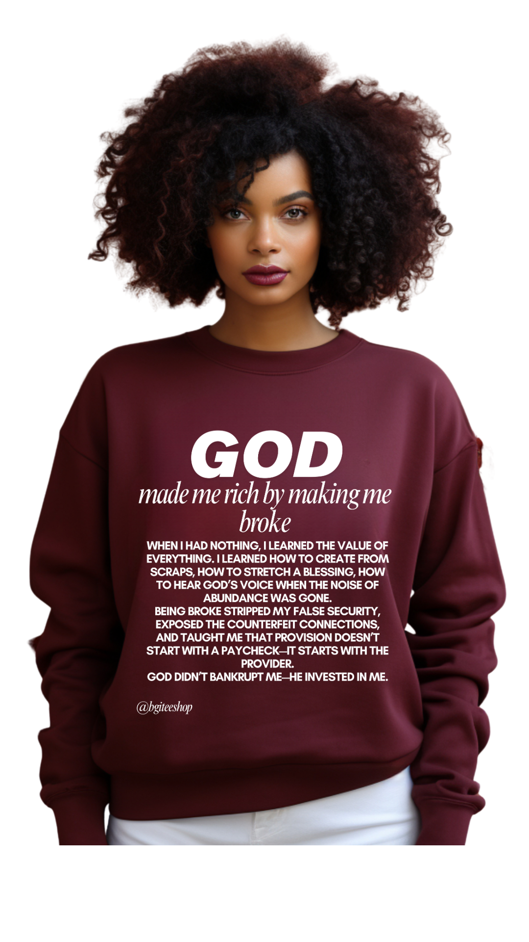 GOD Made Me Sweatshirt