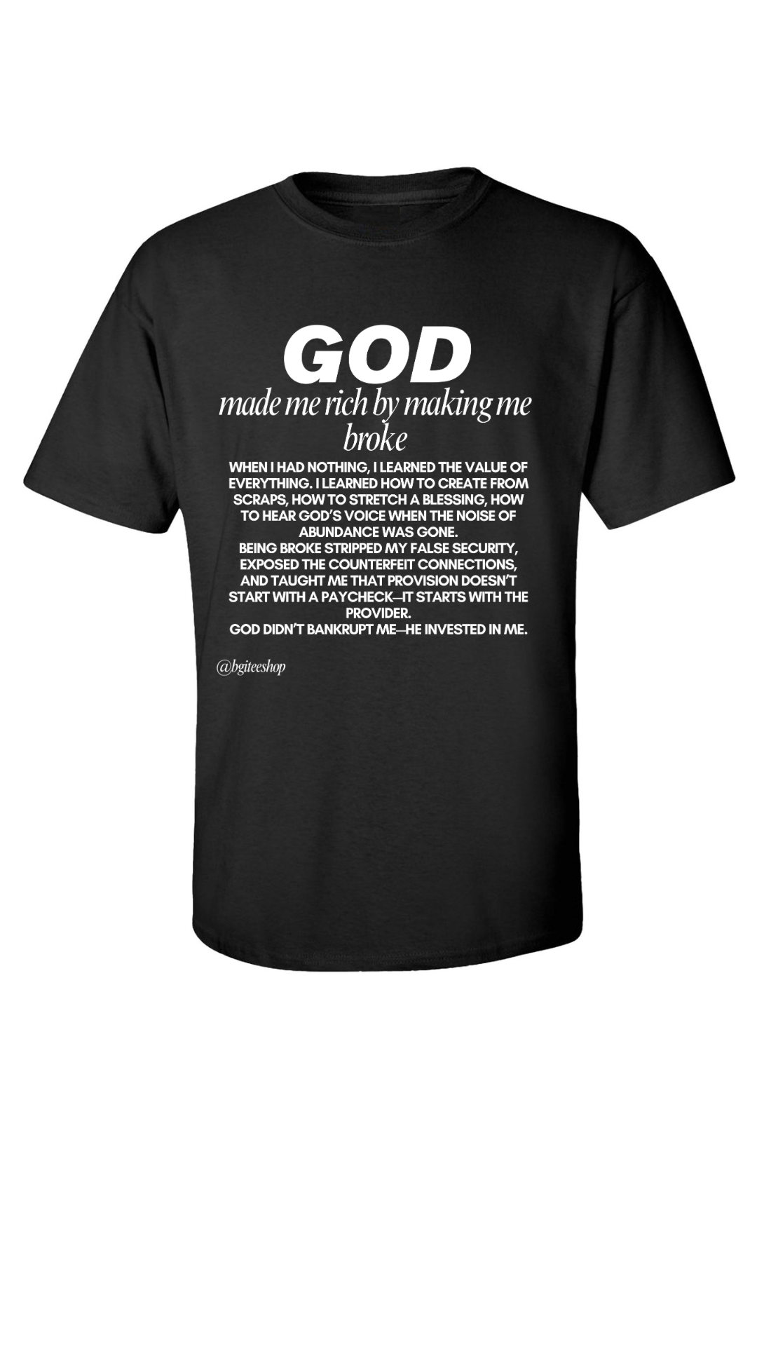 GOD Made Me Tshirt