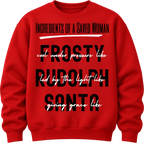 Saved Woman Christian Christmas Sweatshirt
