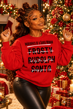 Saved Woman Christian Christmas Sweatshirt